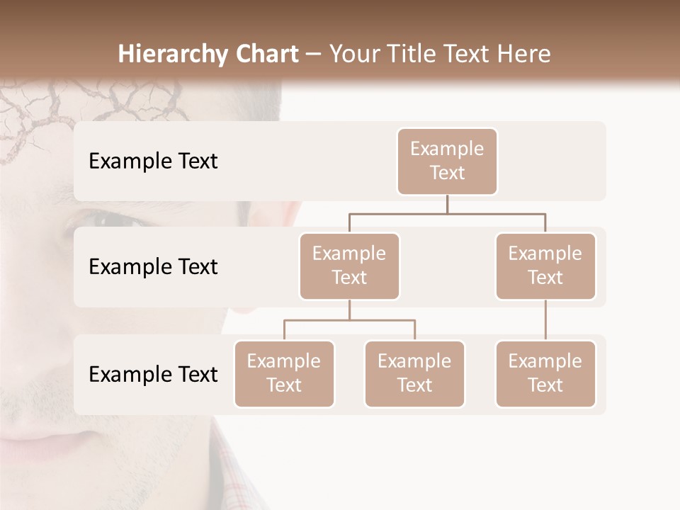 Person Peel Face PowerPoint Template