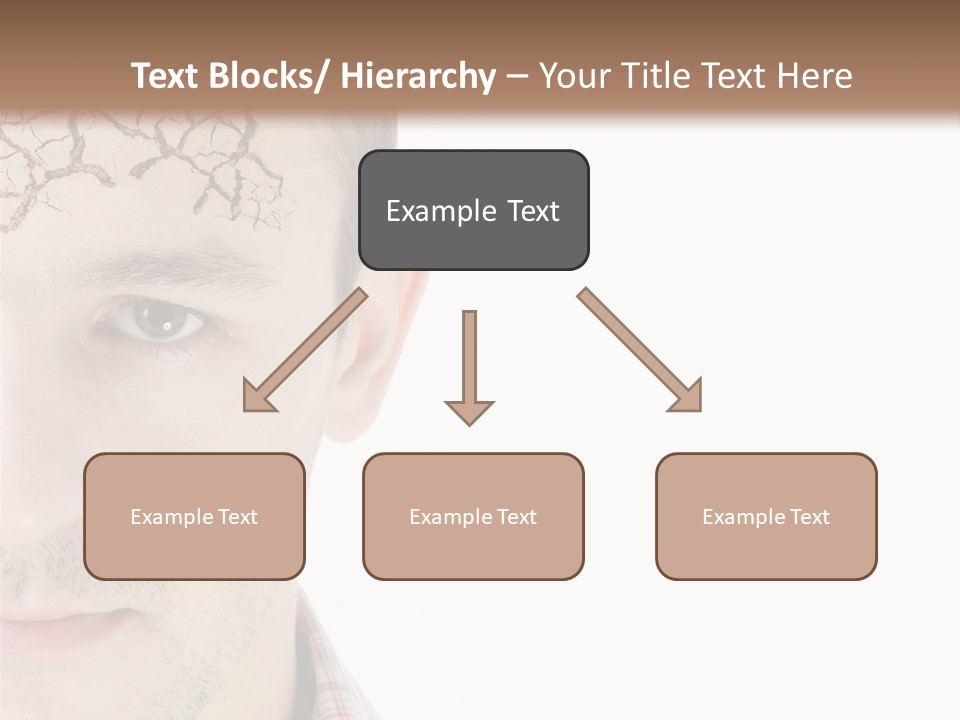 Person Peel Face PowerPoint Template