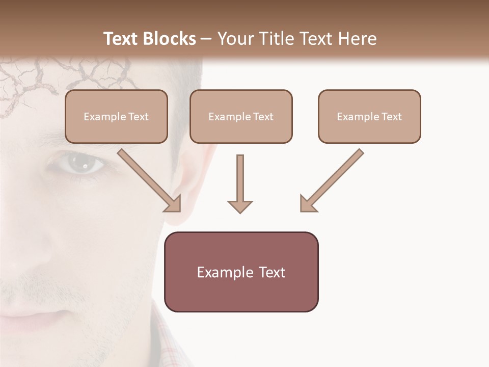 Person Peel Face PowerPoint Template