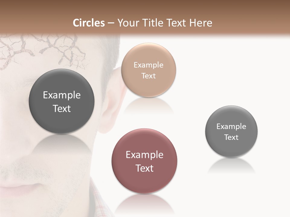 Person Peel Face PowerPoint Template