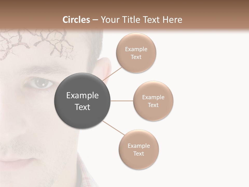 Person Peel Face PowerPoint Template