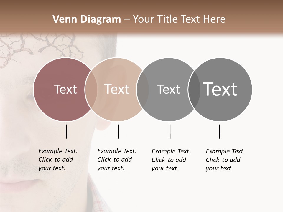 Person Peel Face PowerPoint Template
