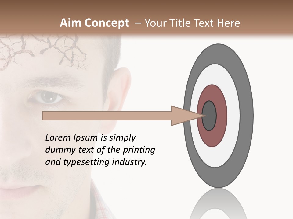 Person Peel Face PowerPoint Template