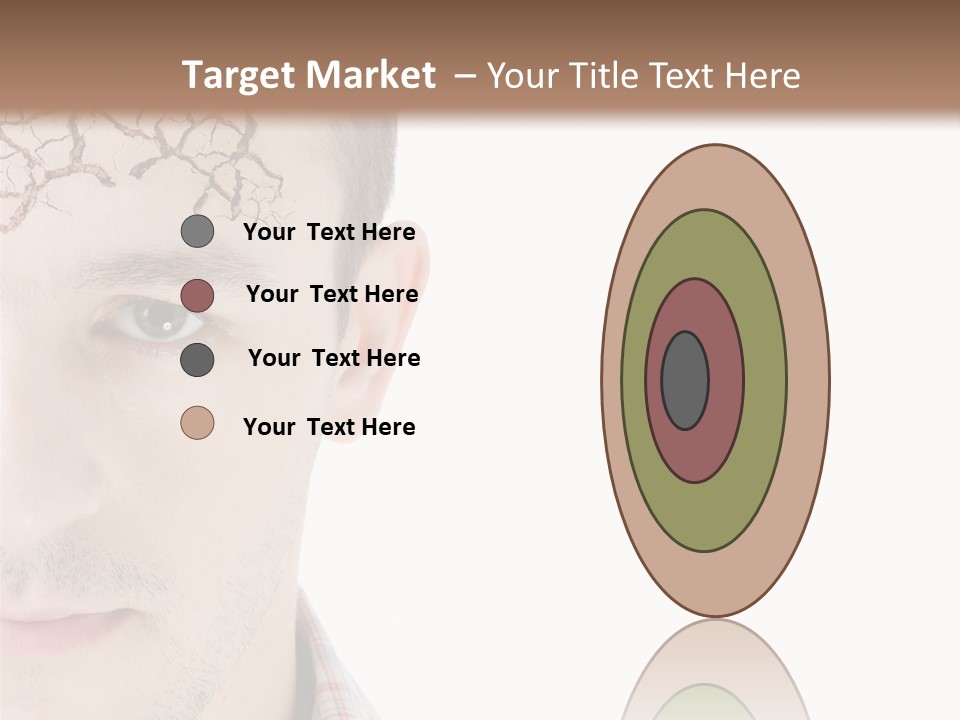 Person Peel Face PowerPoint Template