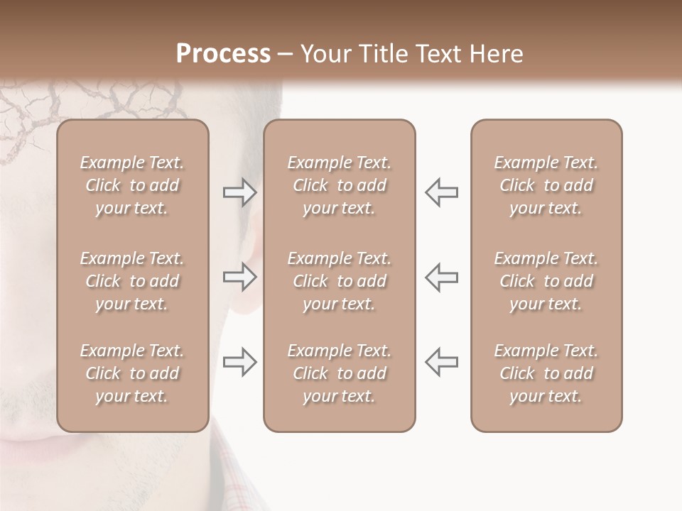Person Peel Face PowerPoint Template