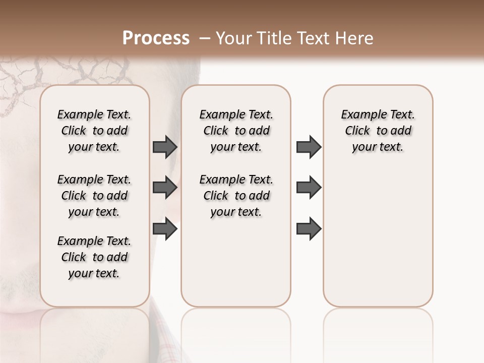 Person Peel Face PowerPoint Template