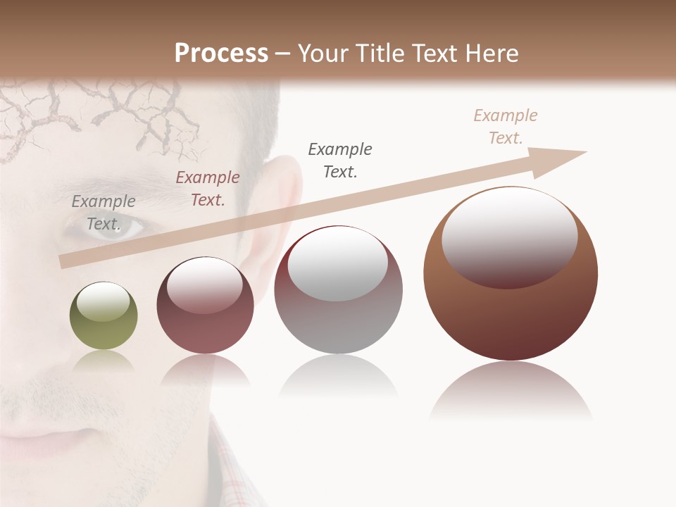 Person Peel Face PowerPoint Template