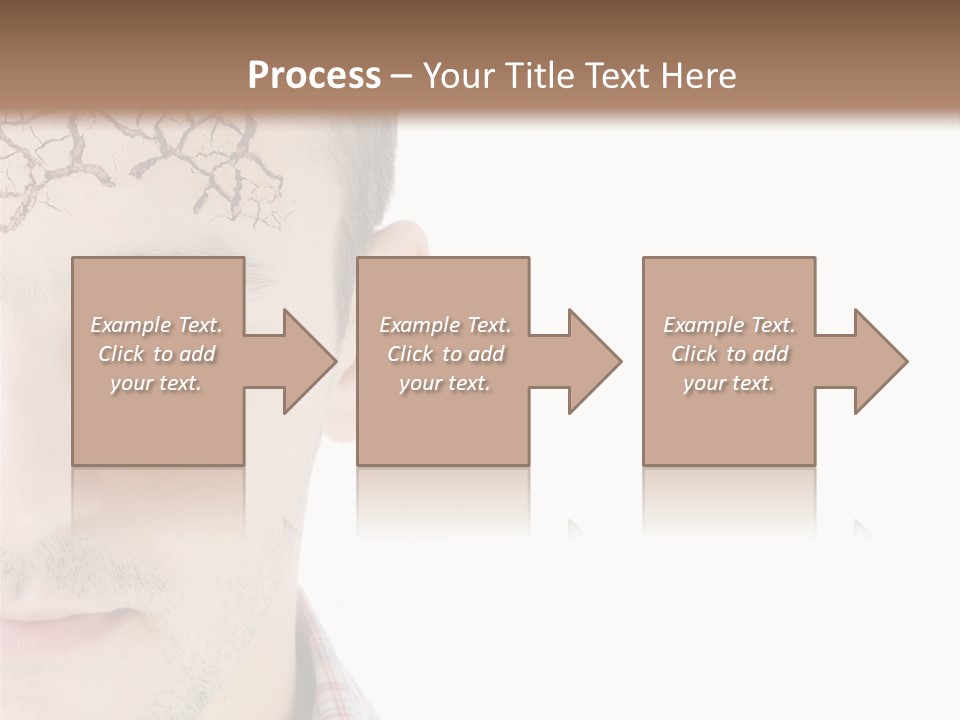 Person Peel Face PowerPoint Template