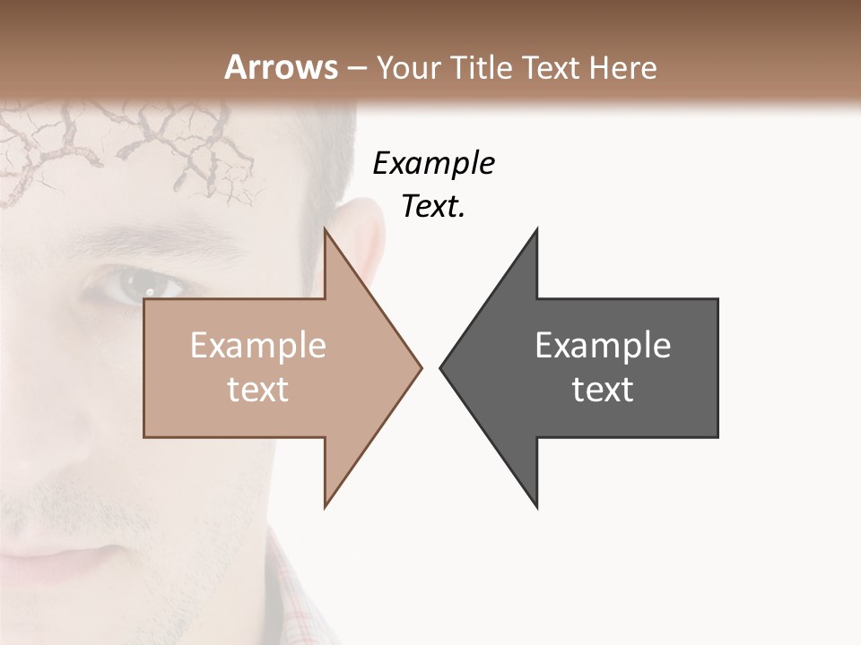 Person Peel Face PowerPoint Template