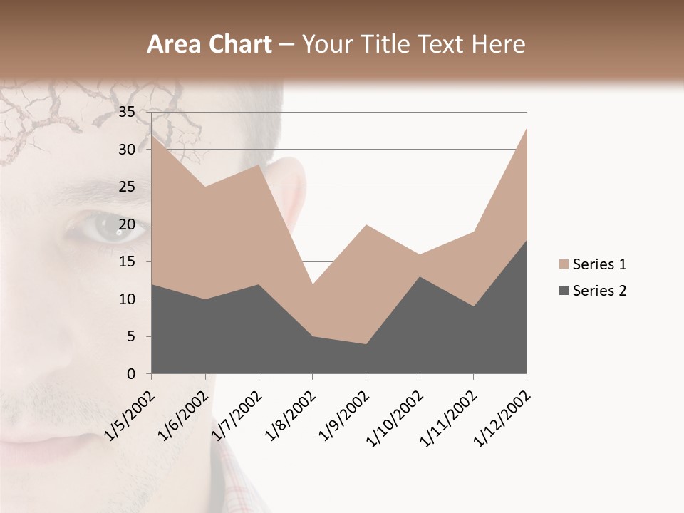 Person Peel Face PowerPoint Template