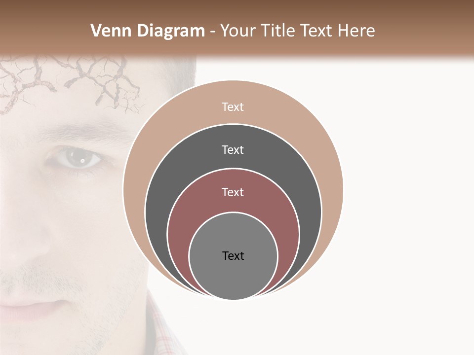 Person Peel Face PowerPoint Template