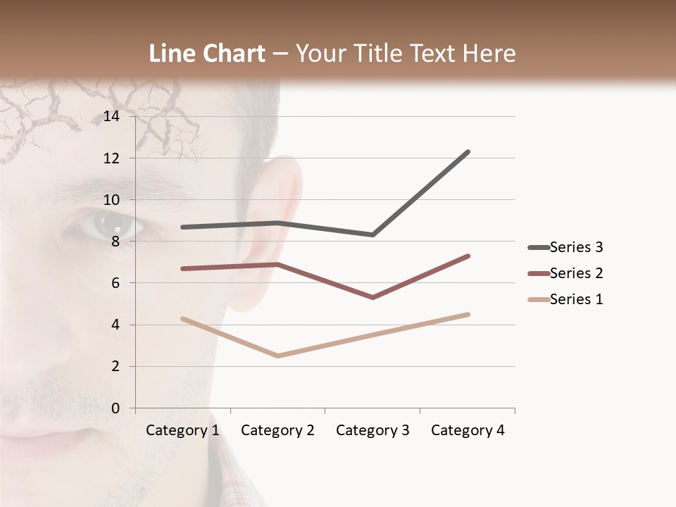 Person Peel Face PowerPoint Template