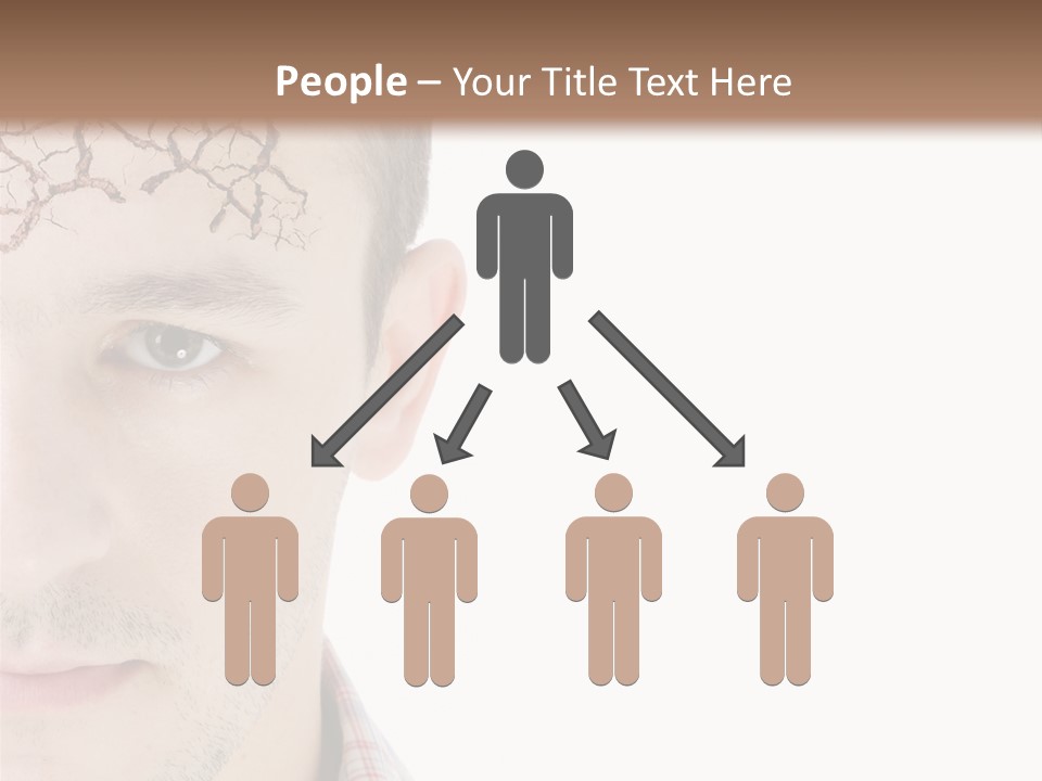 Person Peel Face PowerPoint Template