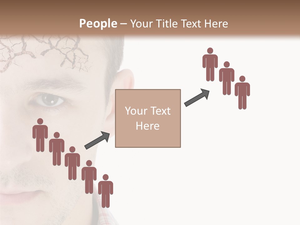 Person Peel Face PowerPoint Template