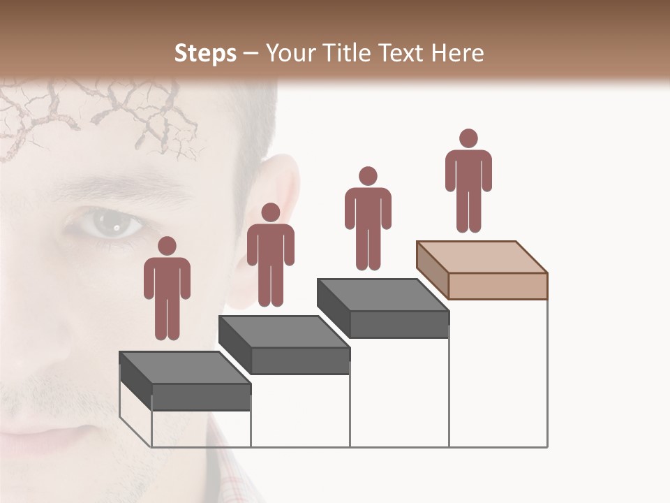 Person Peel Face PowerPoint Template