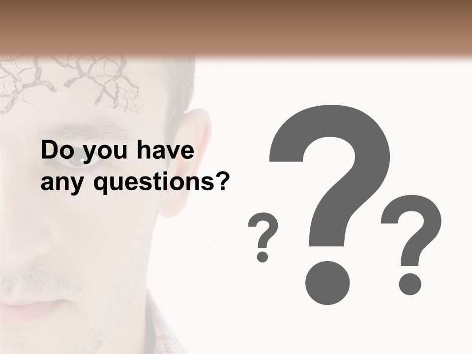 Person Peel Face PowerPoint Template