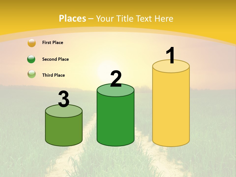 Road Environmental Way PowerPoint Template