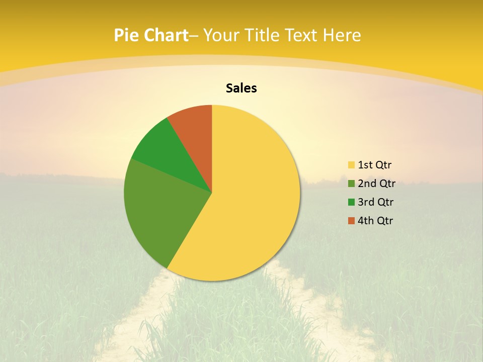 Road Environmental Way PowerPoint Template