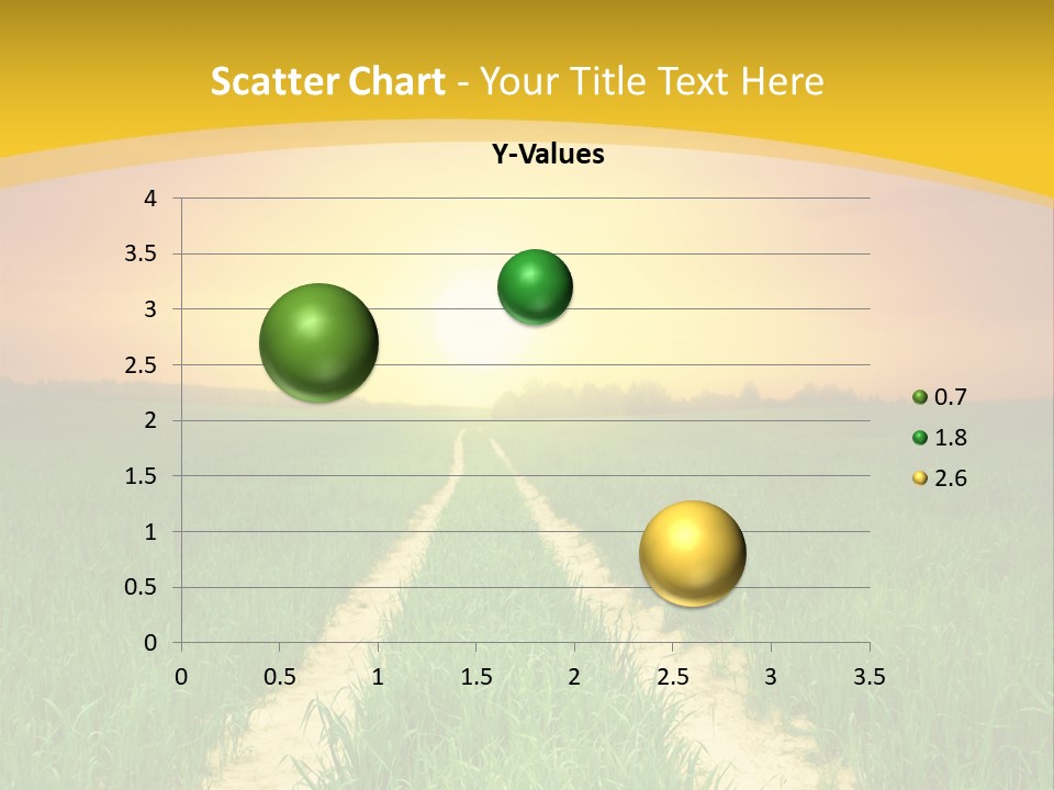 Road Environmental Way PowerPoint Template