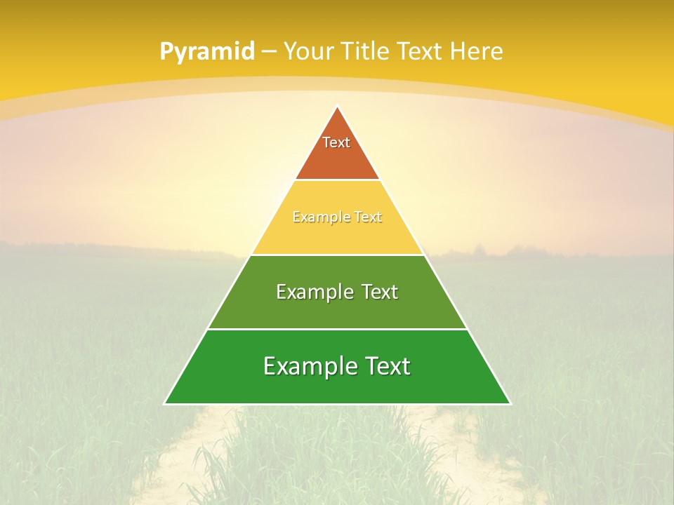 Road Environmental Way PowerPoint Template