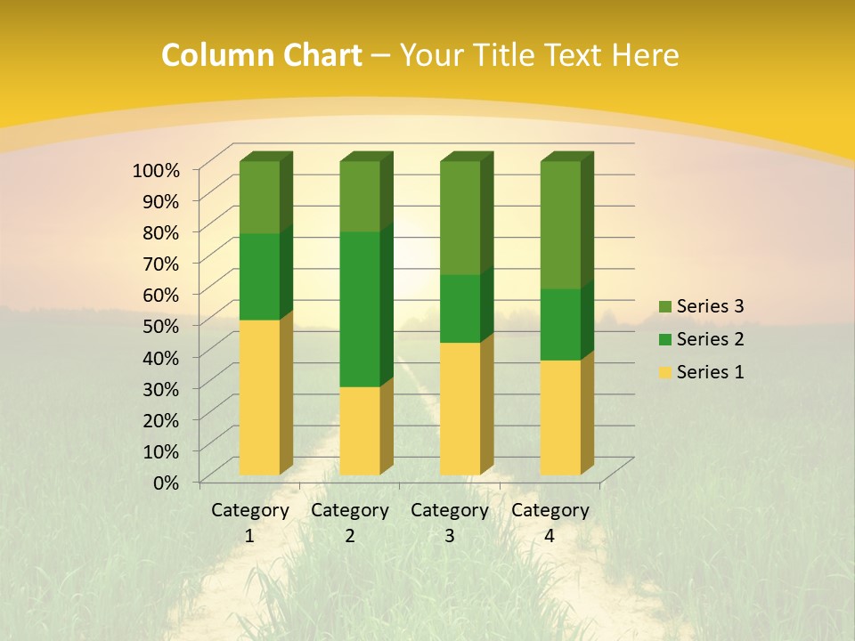 Road Environmental Way PowerPoint Template