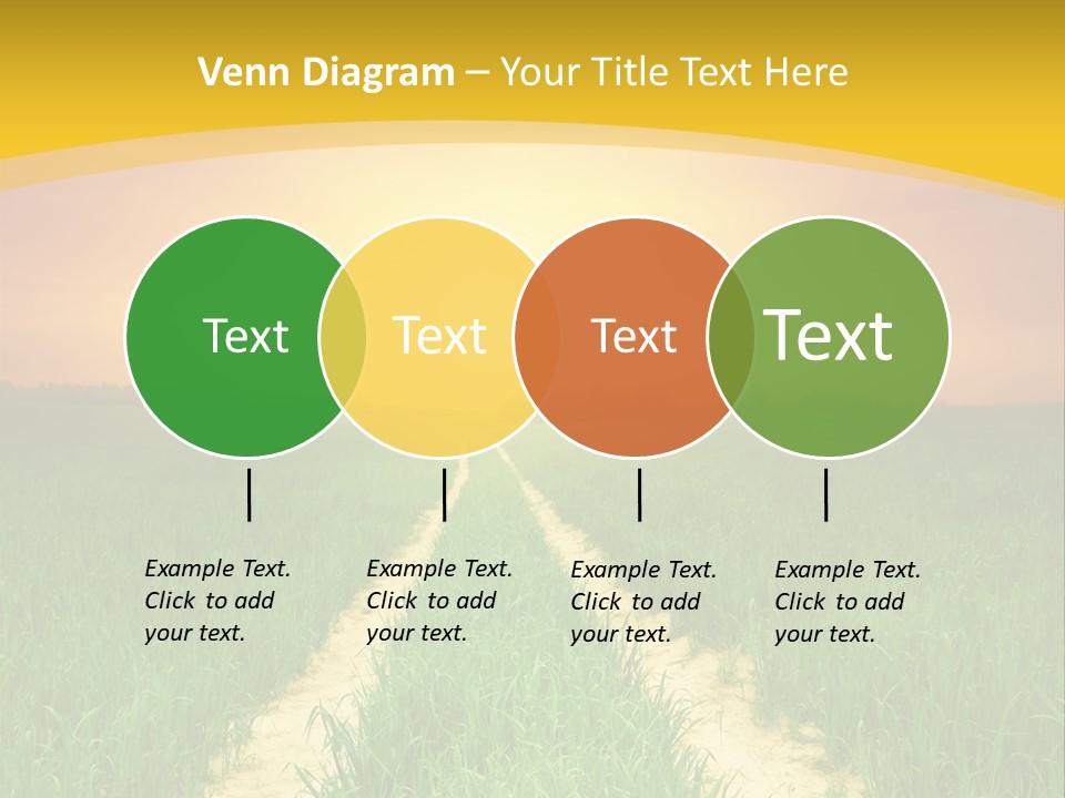Road Environmental Way PowerPoint Template