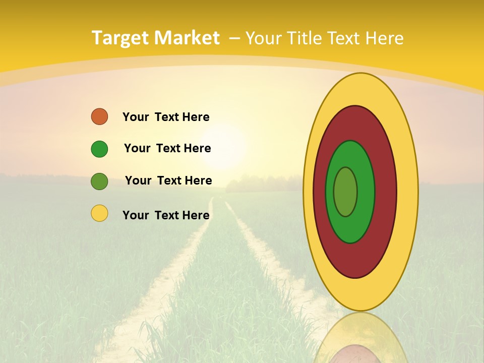 Road Environmental Way PowerPoint Template