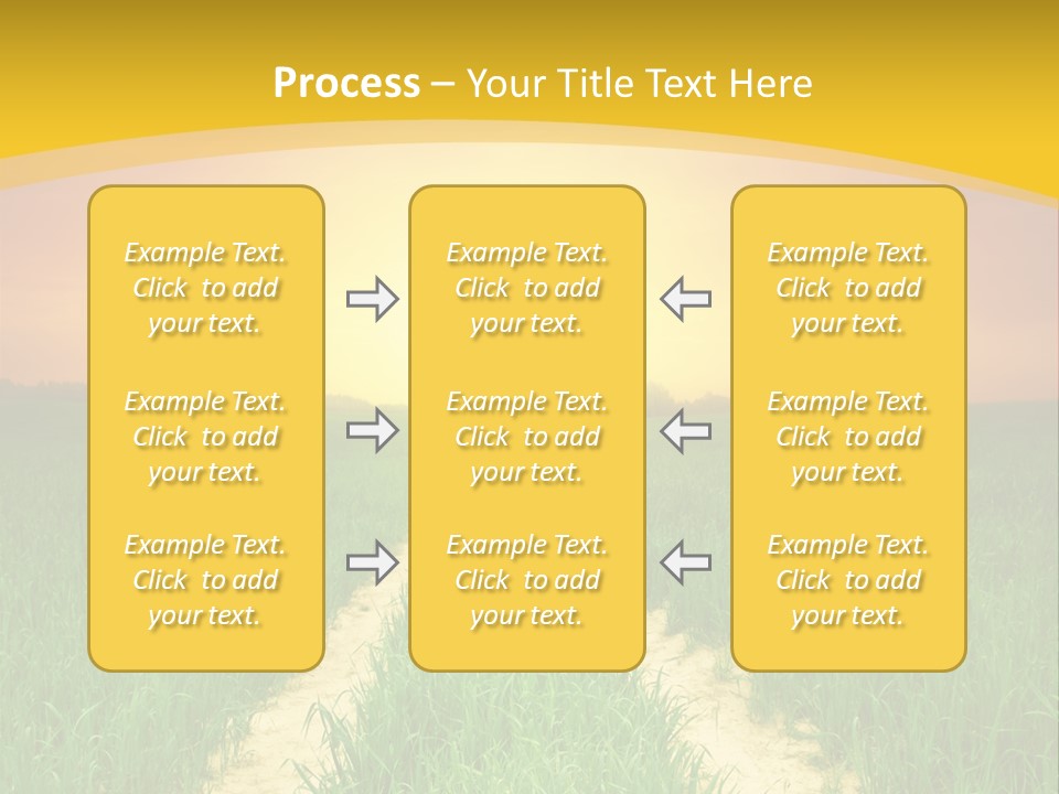 Road Environmental Way PowerPoint Template