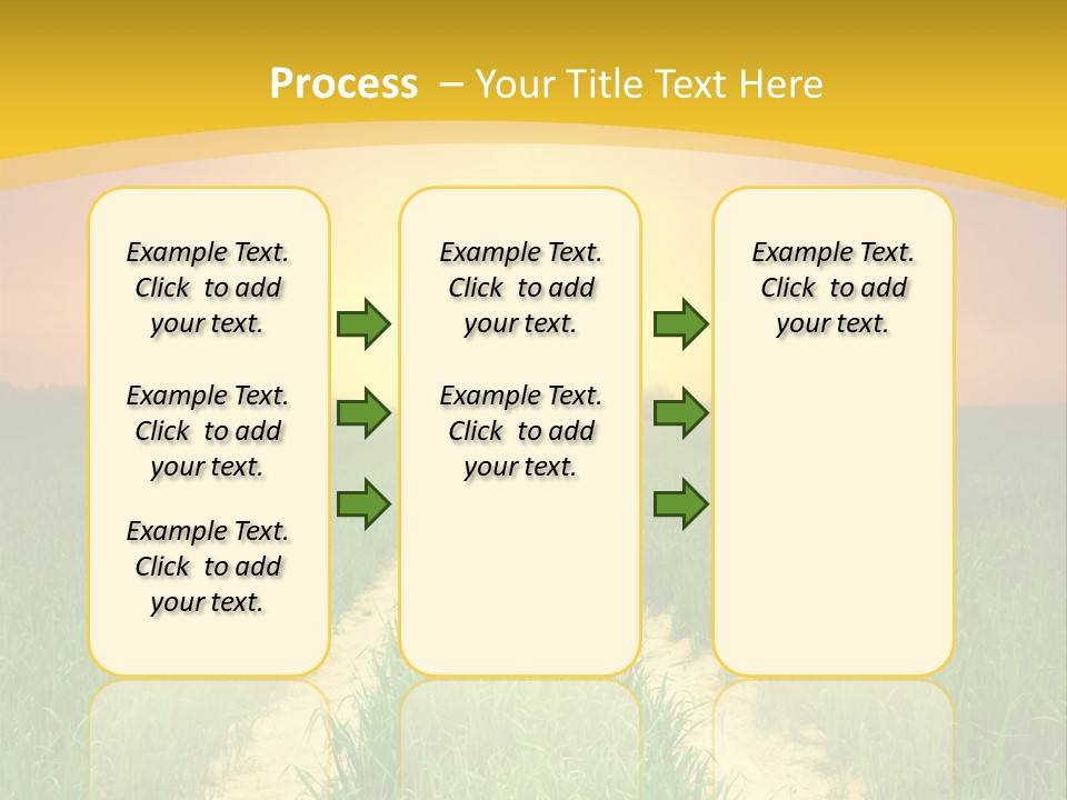 Road Environmental Way PowerPoint Template