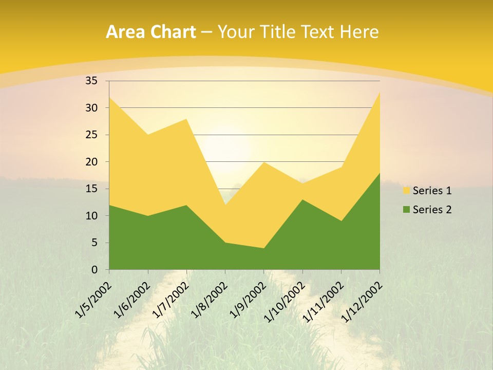 Road Environmental Way PowerPoint Template