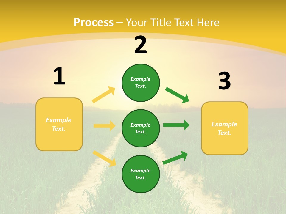 Road Environmental Way PowerPoint Template