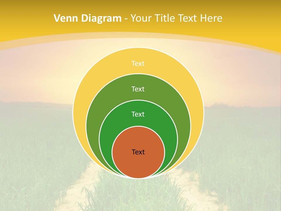 Road Environmental Way PowerPoint Template