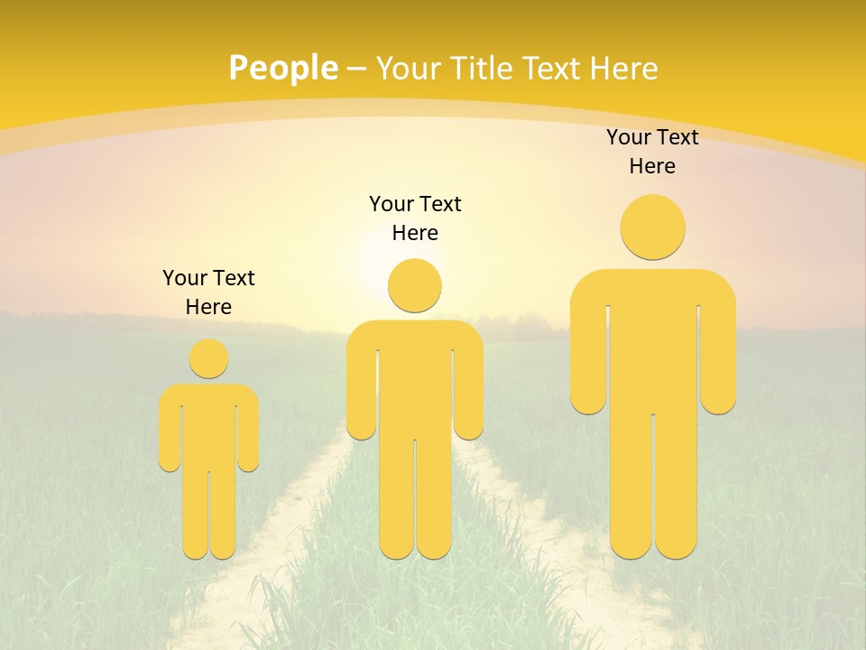 Road Environmental Way PowerPoint Template