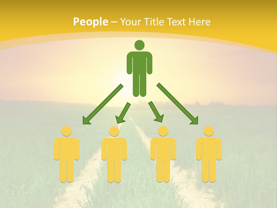 Road Environmental Way PowerPoint Template