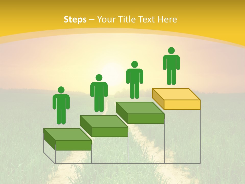 Road Environmental Way PowerPoint Template