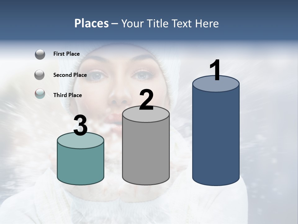 Beauty Cold Winter PowerPoint Template