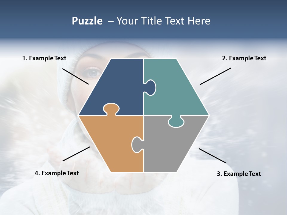 Beauty Cold Winter PowerPoint Template