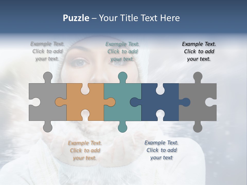 Beauty Cold Winter PowerPoint Template