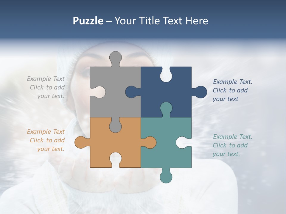 Beauty Cold Winter PowerPoint Template