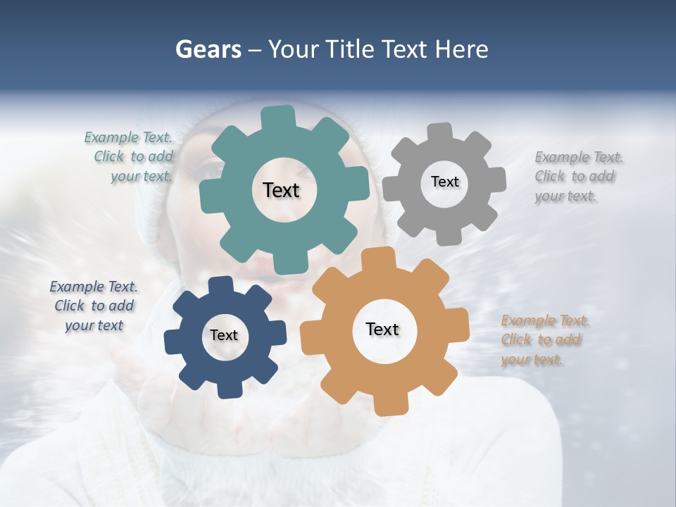 Beauty Cold Winter PowerPoint Template