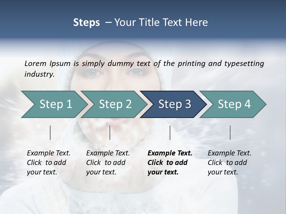 Beauty Cold Winter PowerPoint Template