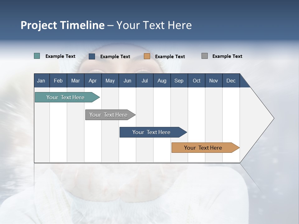 Beauty Cold Winter PowerPoint Template