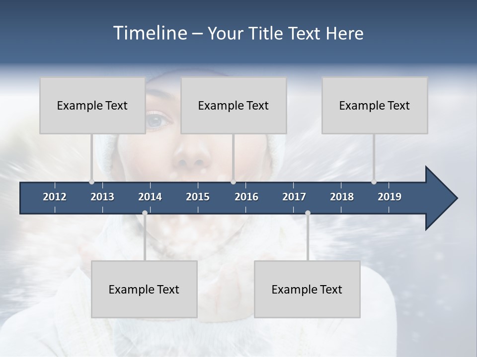 Beauty Cold Winter PowerPoint Template