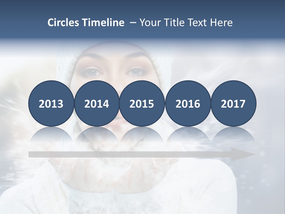 Beauty Cold Winter PowerPoint Template