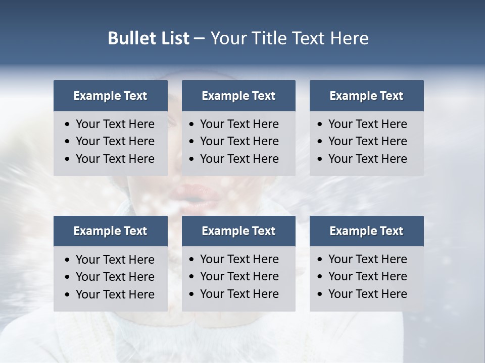 Beauty Cold Winter PowerPoint Template