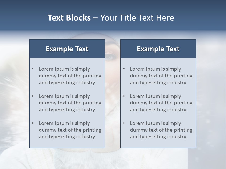 Beauty Cold Winter PowerPoint Template