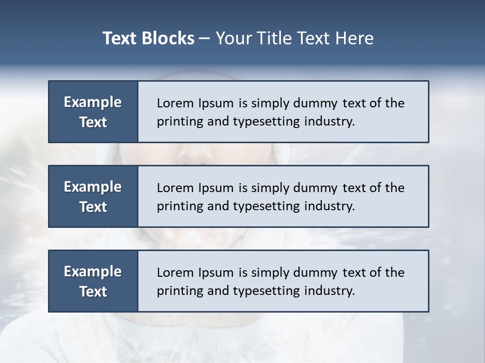Beauty Cold Winter PowerPoint Template