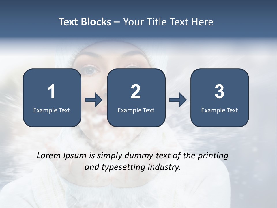 Beauty Cold Winter PowerPoint Template