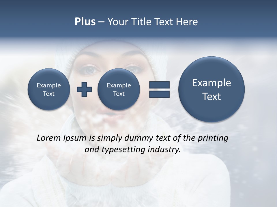 Beauty Cold Winter PowerPoint Template