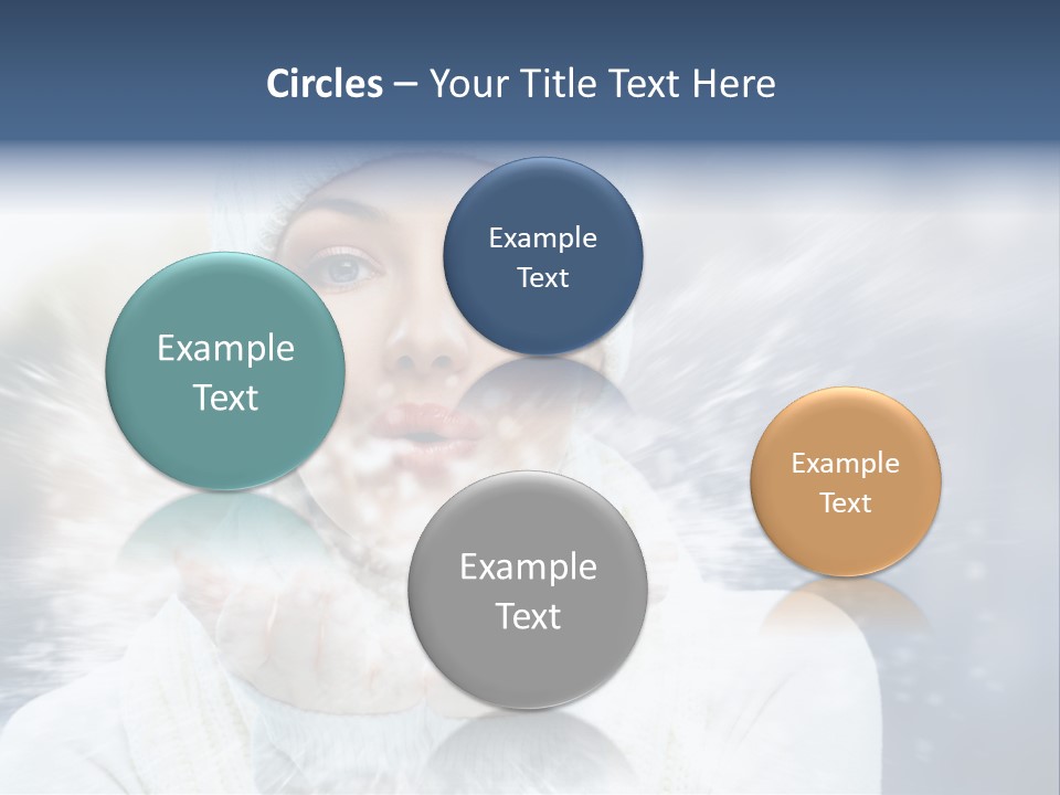 Beauty Cold Winter PowerPoint Template